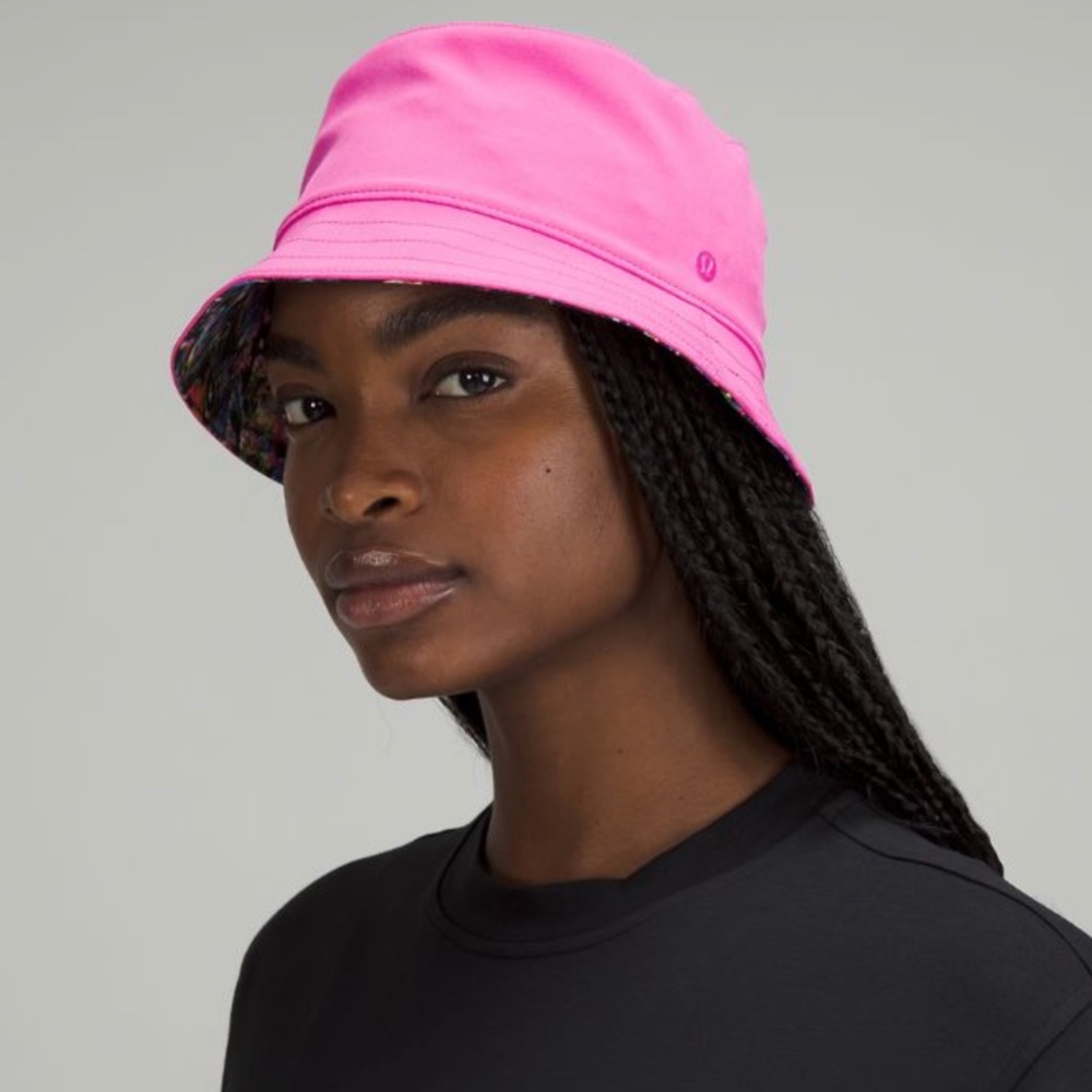 Both Ways Reversible Bucket Hat Sonic Pink